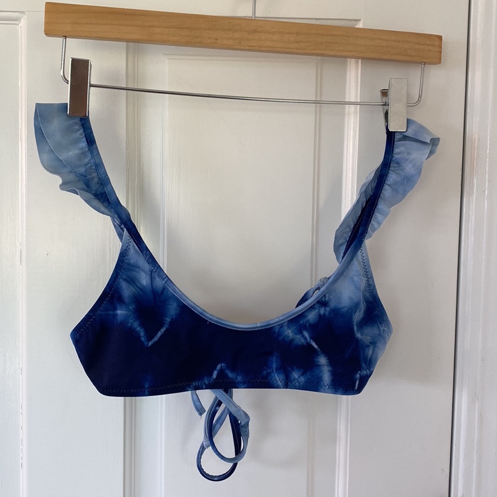 Made by dawn blue tie dye top